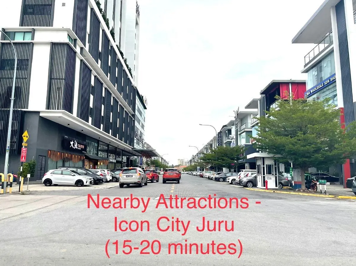 Villa Cozy288#4Pax#Wifi#Nearaeonalma,Mcd#2Kmtoiconicpoint Bukit Mertajam Сasa de vacaciones